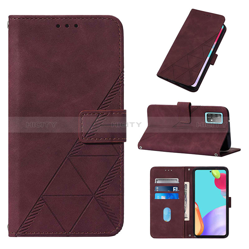 Coque Portefeuille Livre Cuir Etui Clapet Y02B pour Samsung Galaxy A52s 5G Plus