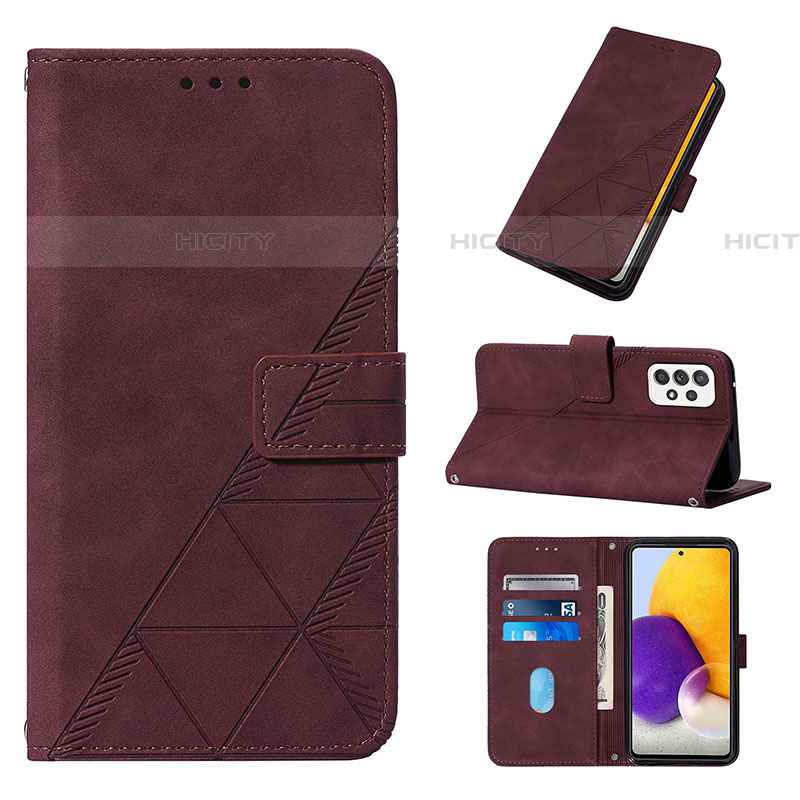 Coque Portefeuille Livre Cuir Etui Clapet Y02B pour Samsung Galaxy A72 5G Plus