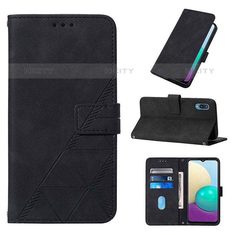 Coque Portefeuille Livre Cuir Etui Clapet Y02B pour Samsung Galaxy M02 Plus