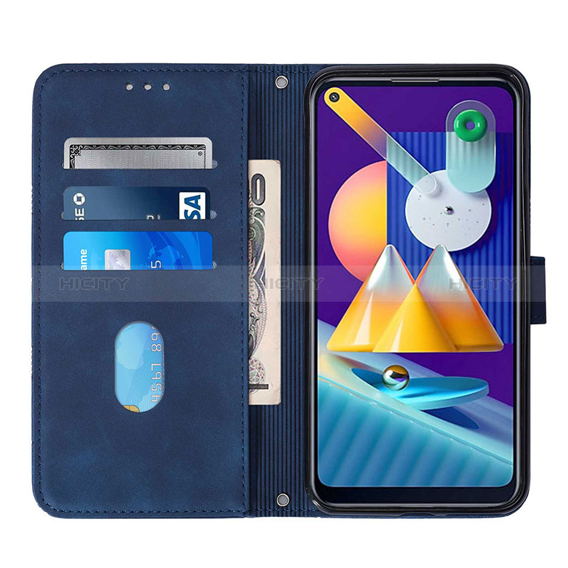 Coque Portefeuille Livre Cuir Etui Clapet Y02B pour Samsung Galaxy M11 Plus