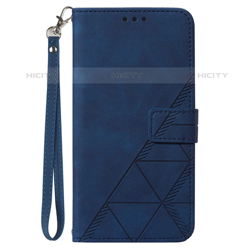 Coque Portefeuille Livre Cuir Etui Clapet Y02B pour Samsung Galaxy M33 5G Bleu Plus