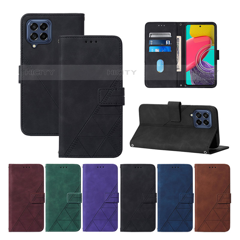 Coque Portefeuille Livre Cuir Etui Clapet Y02B pour Samsung Galaxy M53 5G Plus