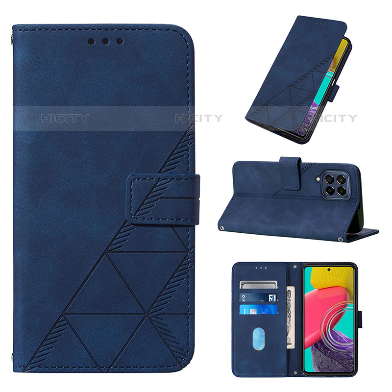 Coque Portefeuille Livre Cuir Etui Clapet Y02B pour Samsung Galaxy M53 5G Plus