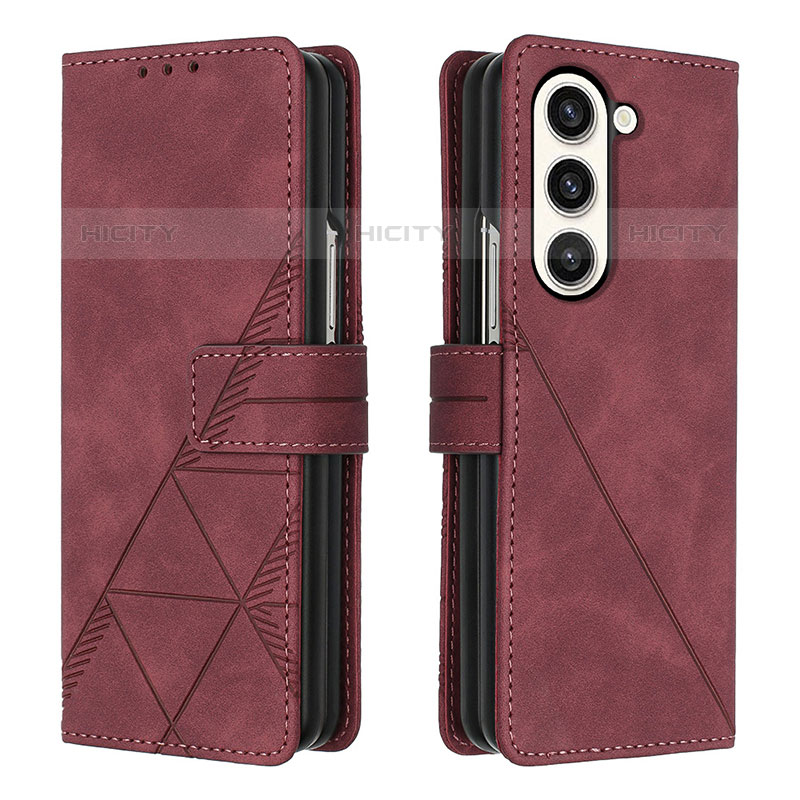 Coque Portefeuille Livre Cuir Etui Clapet Y02B pour Samsung Galaxy Z Fold5 5G Plus