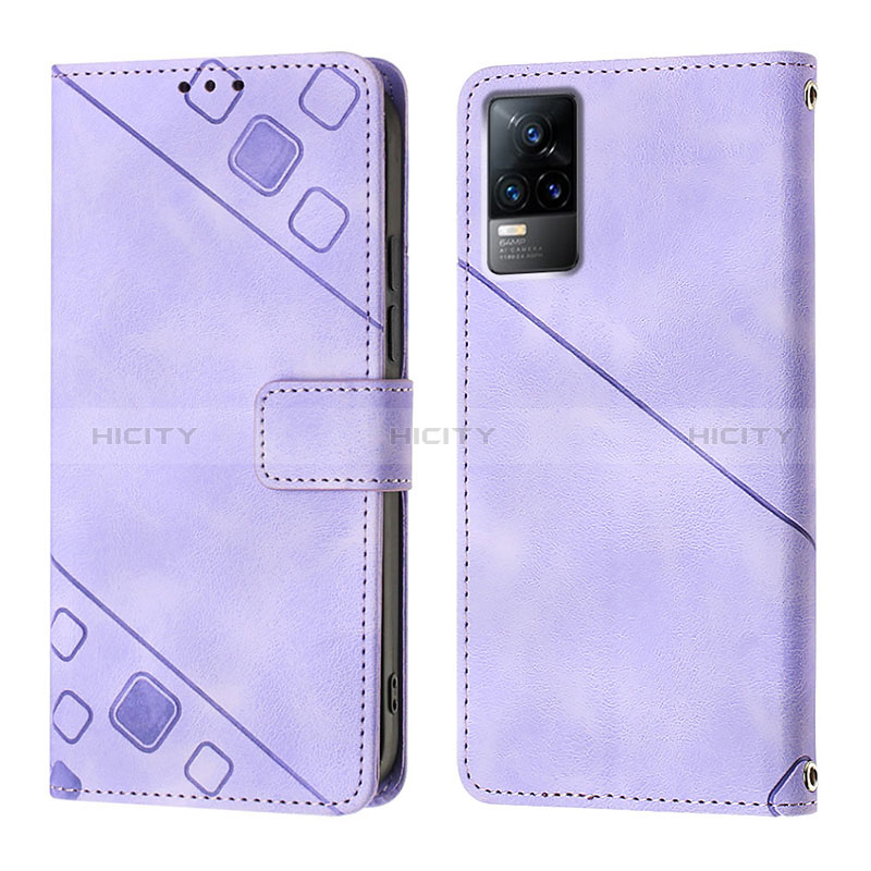 Coque Portefeuille Livre Cuir Etui Clapet Y02B pour Vivo V21e 4G Plus