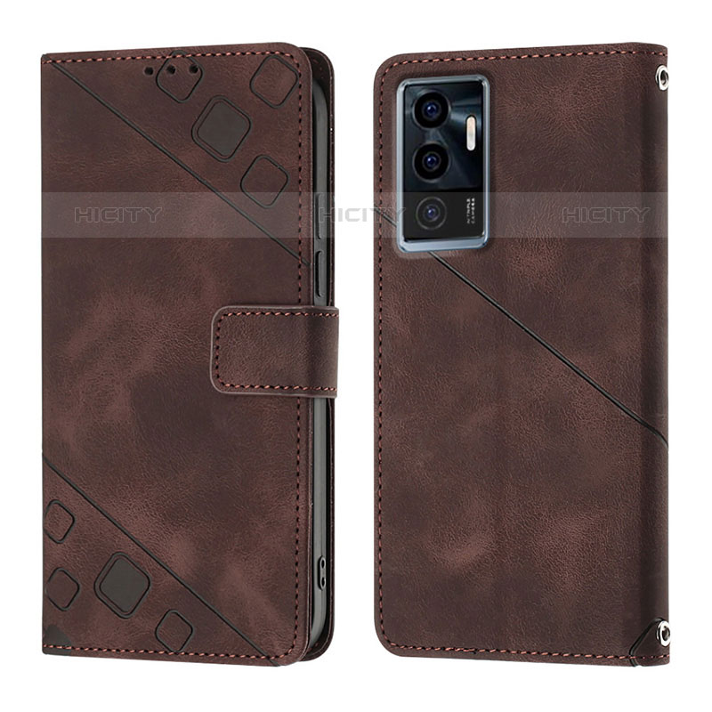 Coque Portefeuille Livre Cuir Etui Clapet Y02B pour Vivo V23e 5G Plus