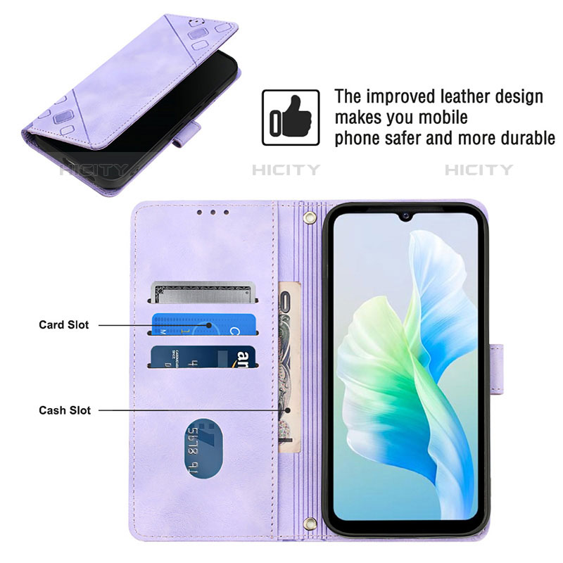 Coque Portefeuille Livre Cuir Etui Clapet Y02B pour Vivo V23e 5G Plus