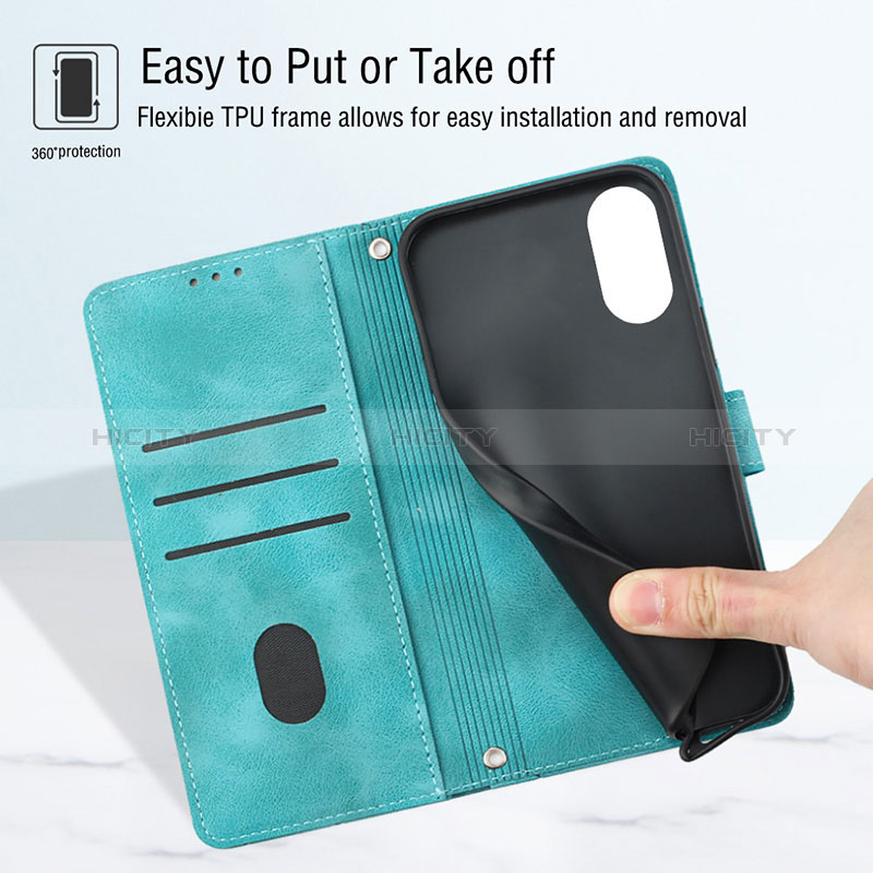 Coque Portefeuille Livre Cuir Etui Clapet Y02B pour Vivo Y02S Plus