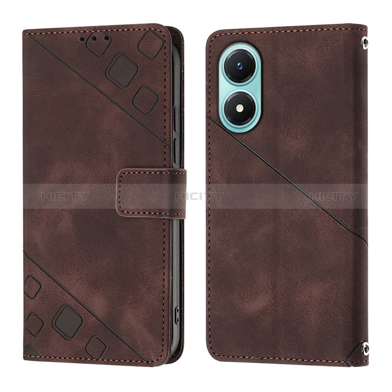 Coque Portefeuille Livre Cuir Etui Clapet Y02B pour Vivo Y02S Plus