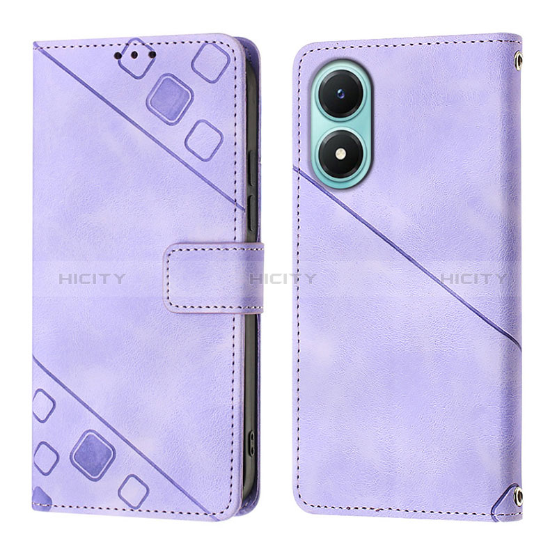 Coque Portefeuille Livre Cuir Etui Clapet Y02B pour Vivo Y02S Plus