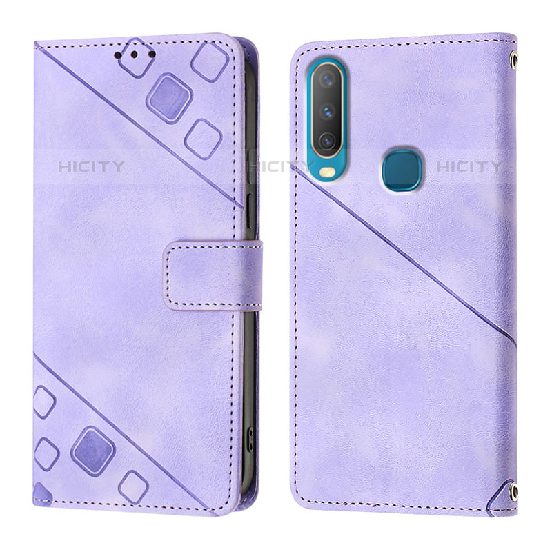 Coque Portefeuille Livre Cuir Etui Clapet Y02B pour Vivo Y11 Plus