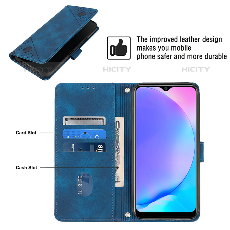 Coque Portefeuille Livre Cuir Etui Clapet Y02B pour Vivo Y11 Plus