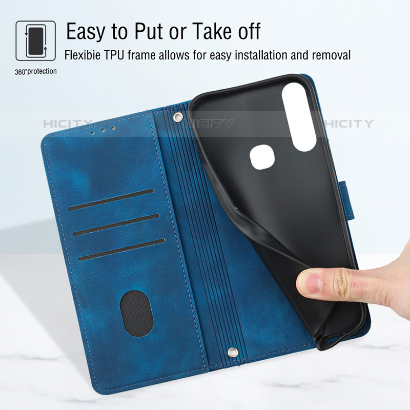 Coque Portefeuille Livre Cuir Etui Clapet Y02B pour Vivo Y12 Plus