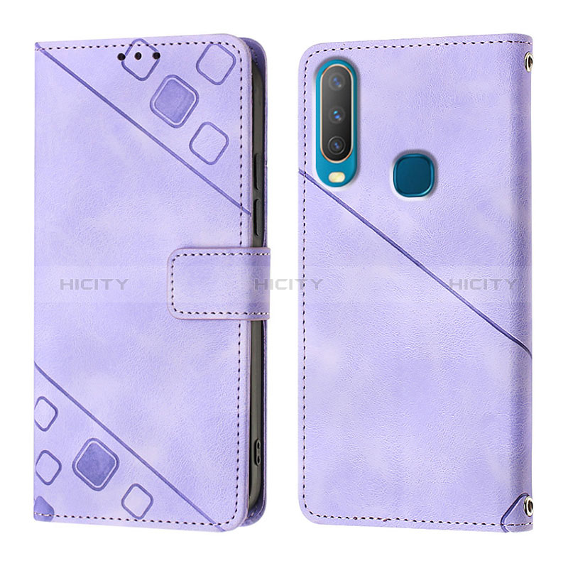 Coque Portefeuille Livre Cuir Etui Clapet Y02B pour Vivo Y3s Plus