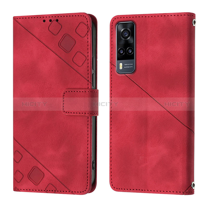 Coque Portefeuille Livre Cuir Etui Clapet Y02B pour Vivo Y51 (2021) Plus