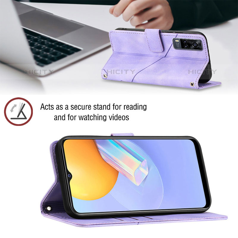 Coque Portefeuille Livre Cuir Etui Clapet Y02B pour Vivo Y51A Plus