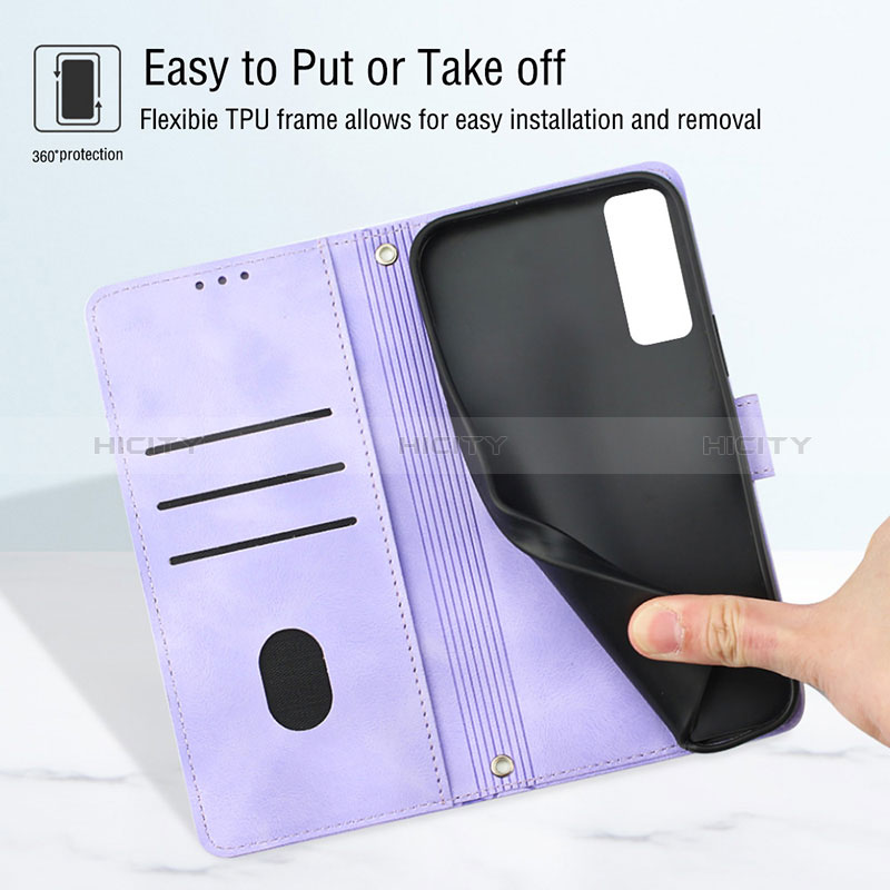 Coque Portefeuille Livre Cuir Etui Clapet Y02B pour Vivo Y53s NFC Plus