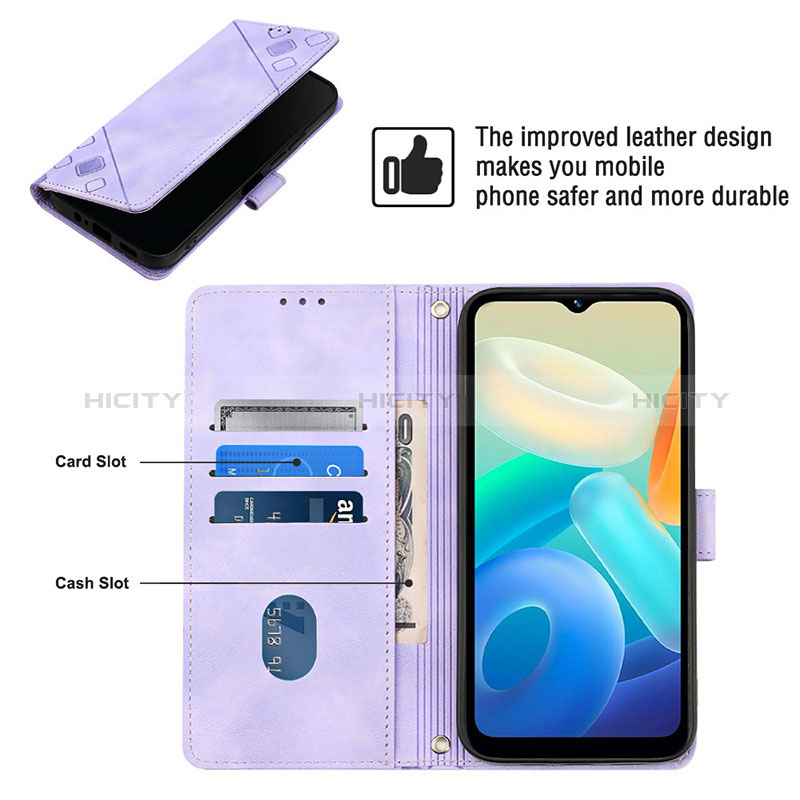 Coque Portefeuille Livre Cuir Etui Clapet Y02B pour Vivo Y77 5G Plus