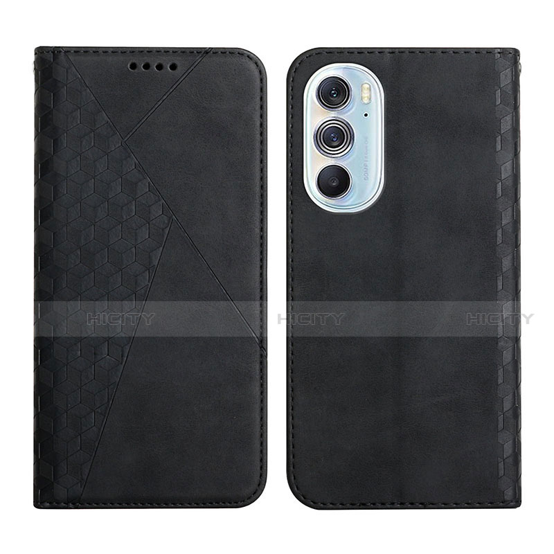 Coque Portefeuille Livre Cuir Etui Clapet Y02X pour Motorola Moto Edge 30 Pro 5G Noir Plus