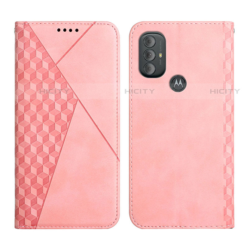 Coque Portefeuille Livre Cuir Etui Clapet Y02X pour Motorola Moto G Play (2023) Or Rose Plus