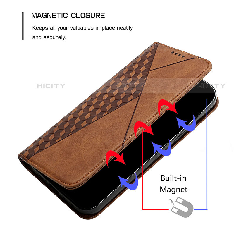 Coque Portefeuille Livre Cuir Etui Clapet Y02X pour Motorola Moto G Play Gen 2 Plus