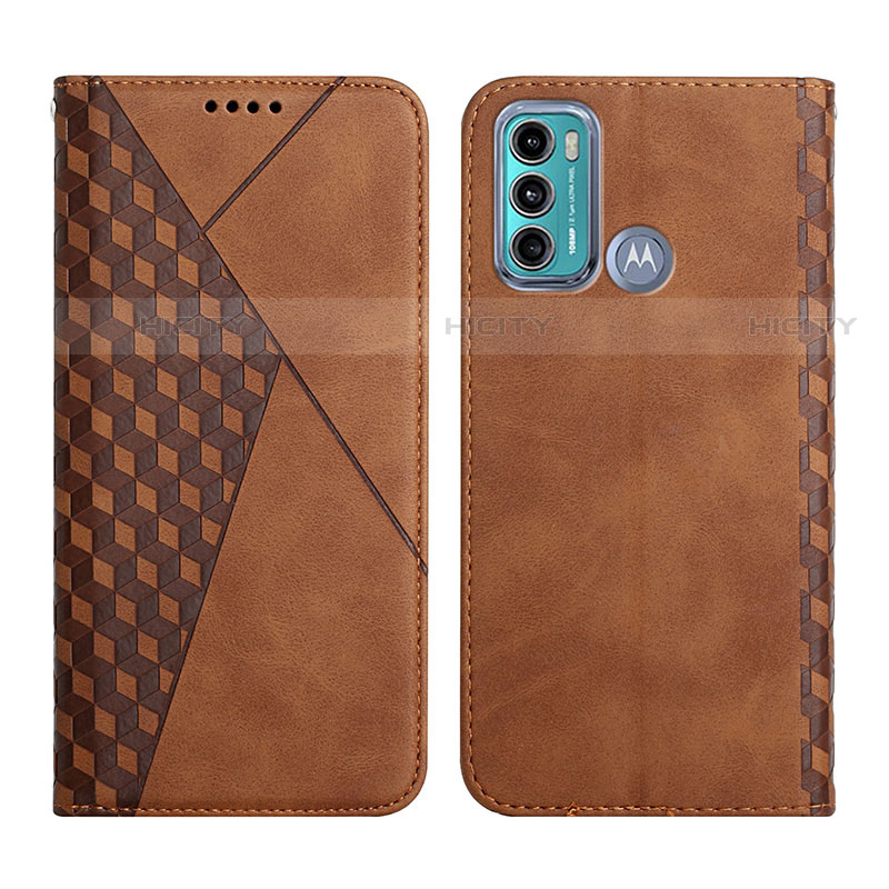 Coque Portefeuille Livre Cuir Etui Clapet Y02X pour Motorola Moto G60 Marron Plus