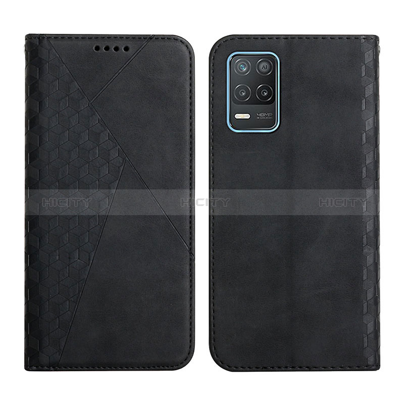 Coque Portefeuille Livre Cuir Etui Clapet Y02X pour Realme 8 5G Noir Plus