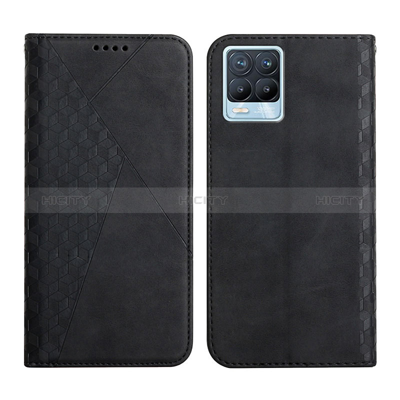 Coque Portefeuille Livre Cuir Etui Clapet Y02X pour Realme 8 Pro Noir Plus