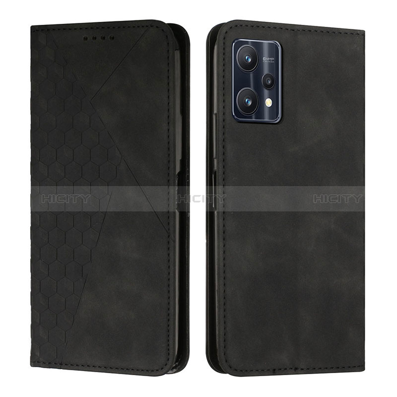 Coque Portefeuille Livre Cuir Etui Clapet Y02X pour Realme 9 5G Noir Plus