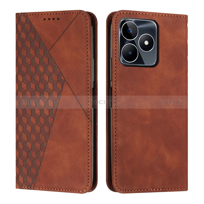 Coque Portefeuille Livre Cuir Etui Clapet Y02X pour Realme C53 India Plus