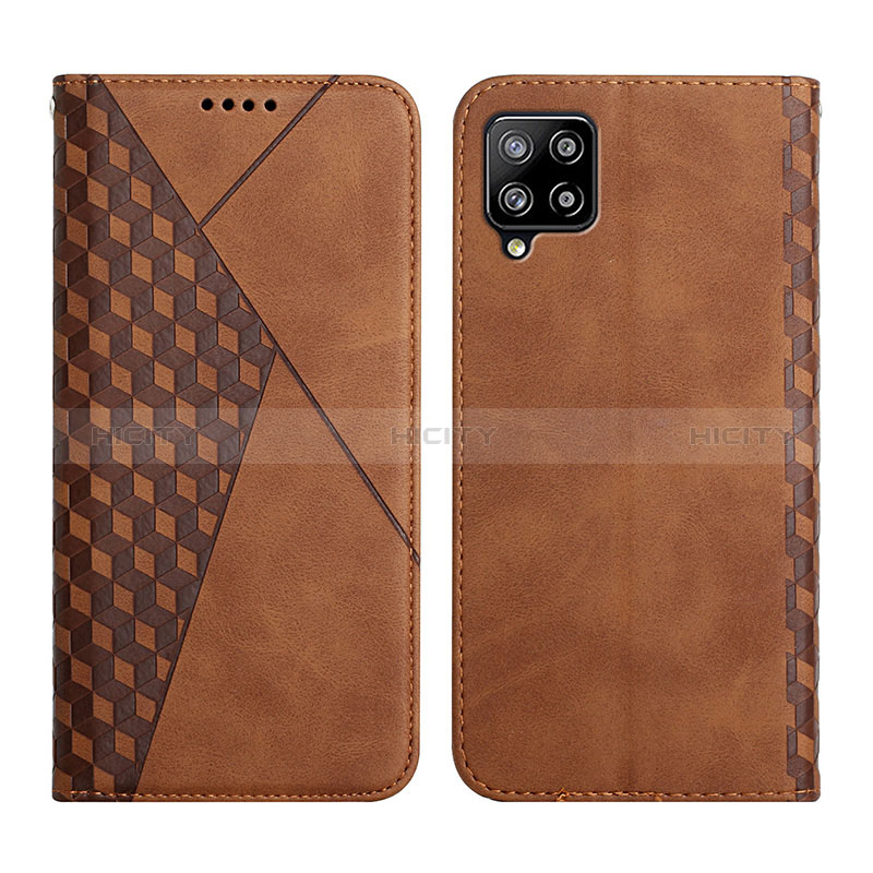 Coque Portefeuille Livre Cuir Etui Clapet Y02X pour Samsung Galaxy A42 5G Marron Plus