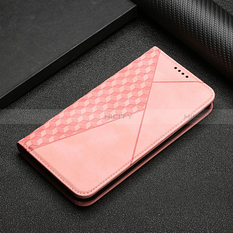 Coque Portefeuille Livre Cuir Etui Clapet Y02X pour Samsung Galaxy A51 5G Or Rose Plus