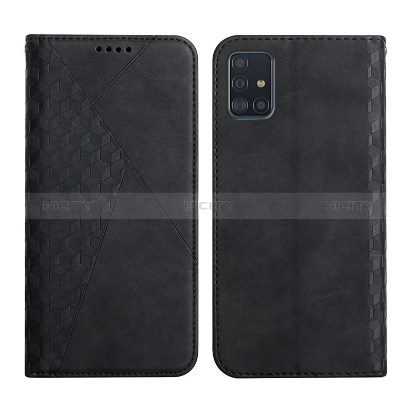 Coque Portefeuille Livre Cuir Etui Clapet Y02X pour Samsung Galaxy A71 5G Noir Plus