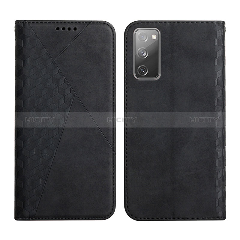 Coque Portefeuille Livre Cuir Etui Clapet Y02X pour Samsung Galaxy S20 FE 4G Noir Plus