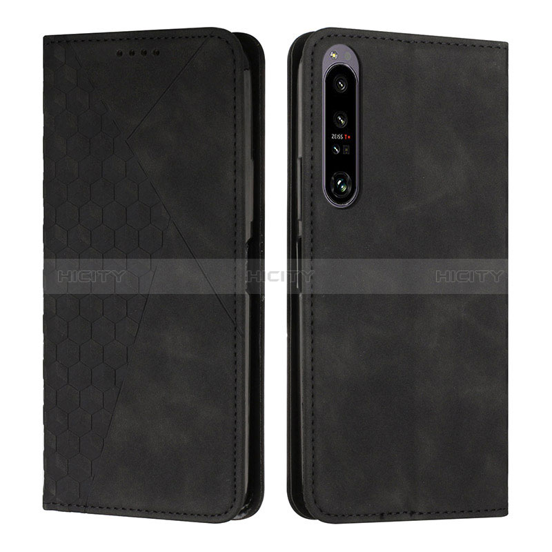 Coque Portefeuille Livre Cuir Etui Clapet Y02X pour Sony Xperia 1 IV Noir Plus