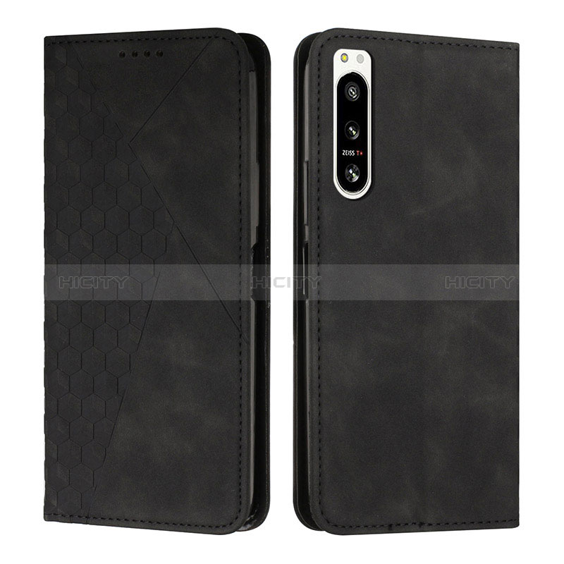 Coque Portefeuille Livre Cuir Etui Clapet Y02X pour Sony Xperia 5 IV Noir Plus