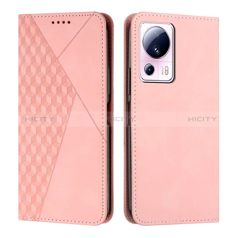 Coque Portefeuille Livre Cuir Etui Clapet Y02X pour Xiaomi Civi 2 5G Or Rose Plus