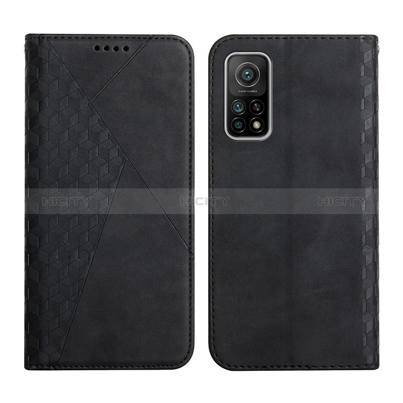 Coque Portefeuille Livre Cuir Etui Clapet Y02X pour Xiaomi Mi 10T 5G Noir Plus