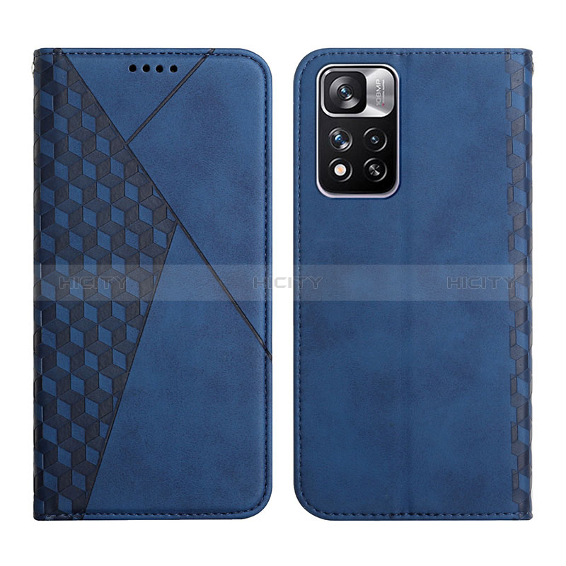 Coque Portefeuille Livre Cuir Etui Clapet Y02X pour Xiaomi Mi 11i 5G (2022) Bleu Plus