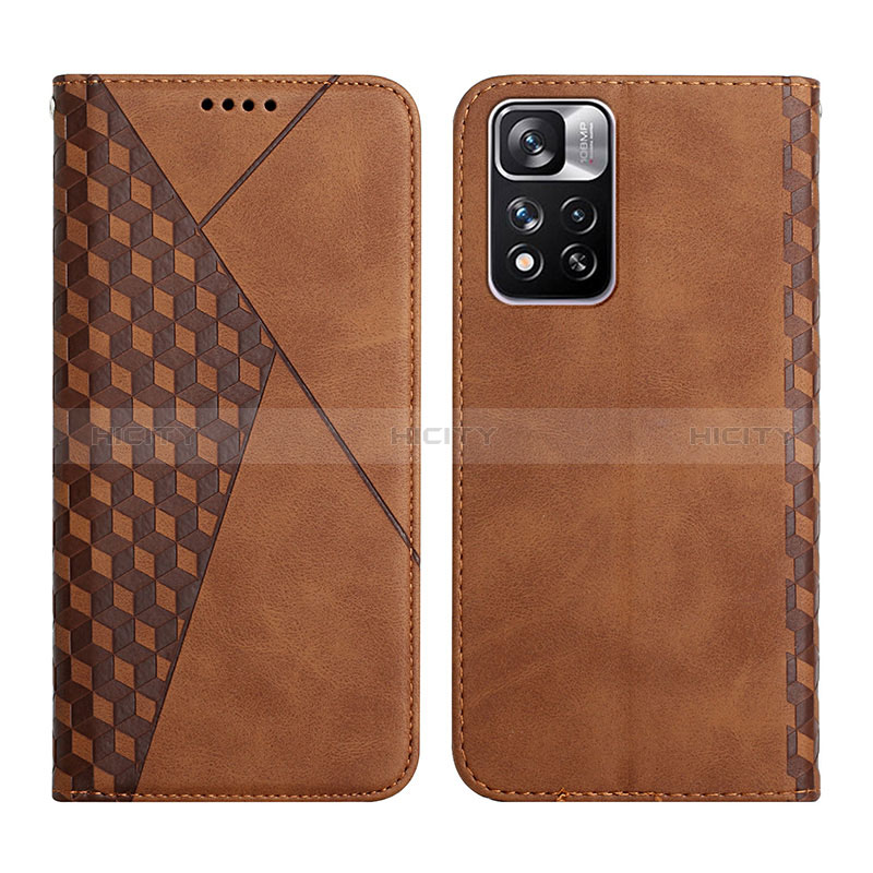 Coque Portefeuille Livre Cuir Etui Clapet Y02X pour Xiaomi Mi 11i 5G (2022) Marron Plus