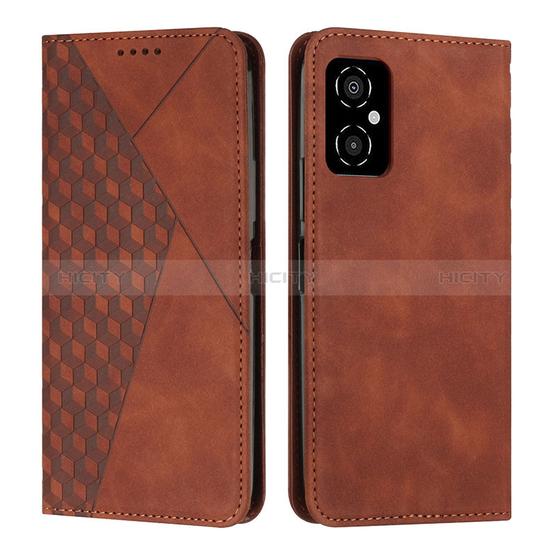 Coque Portefeuille Livre Cuir Etui Clapet Y02X pour Xiaomi Poco M4 5G Marron Plus