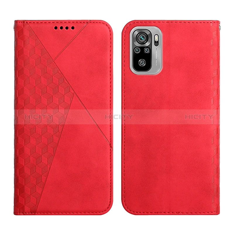 Coque Portefeuille Livre Cuir Etui Clapet Y02X pour Xiaomi Poco M5S Rouge Plus