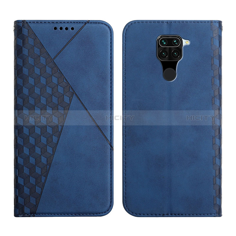 Coque Portefeuille Livre Cuir Etui Clapet Y02X pour Xiaomi Redmi 10X 4G Bleu Plus