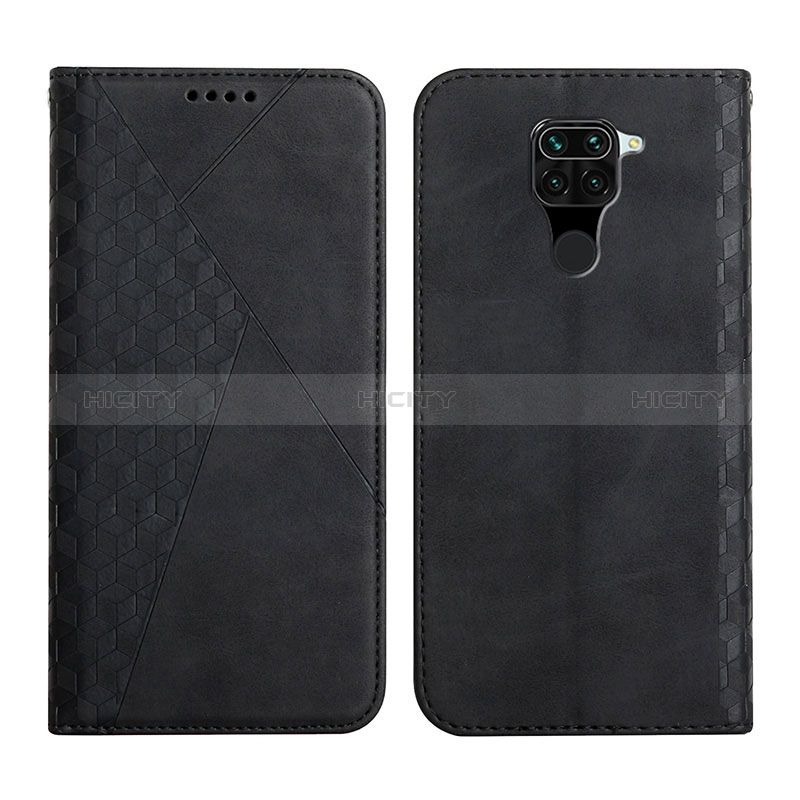 Coque Portefeuille Livre Cuir Etui Clapet Y02X pour Xiaomi Redmi 10X 4G Noir Plus