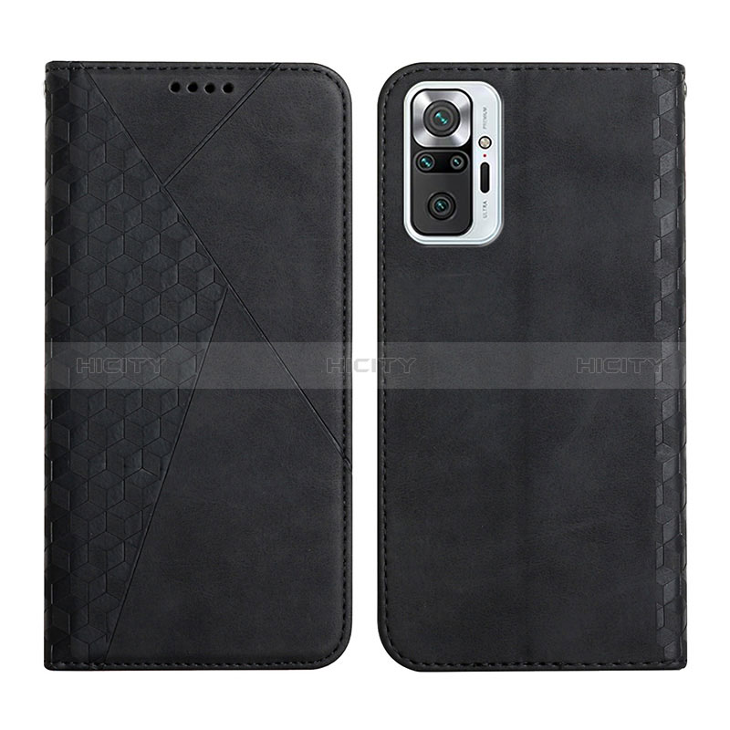 Coque Portefeuille Livre Cuir Etui Clapet Y02X pour Xiaomi Redmi Note 10 Pro 4G Noir Plus