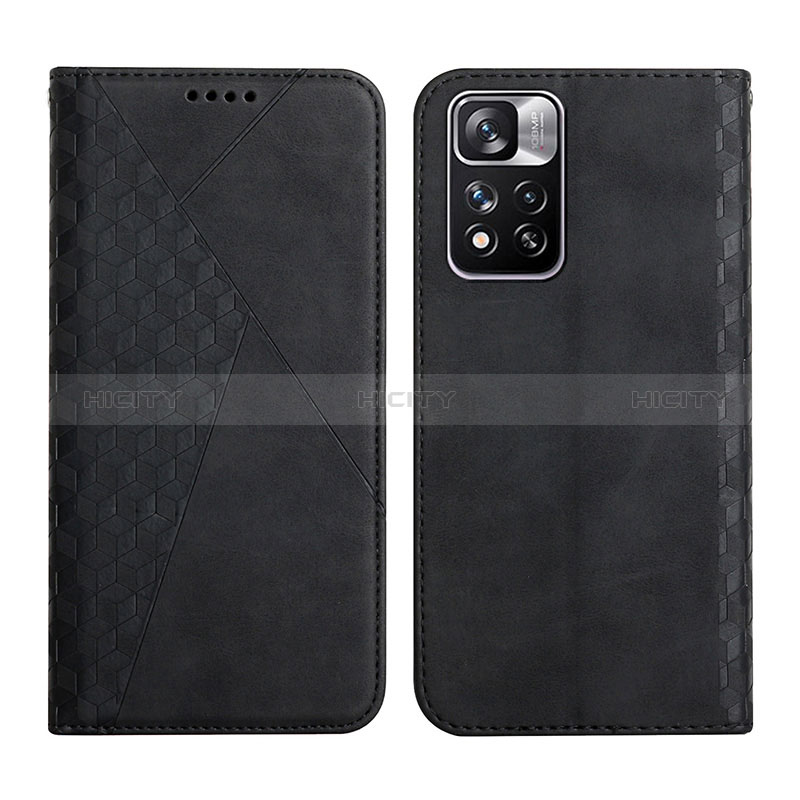 Coque Portefeuille Livre Cuir Etui Clapet Y02X pour Xiaomi Redmi Note 11 Pro+ Plus 5G Noir Plus