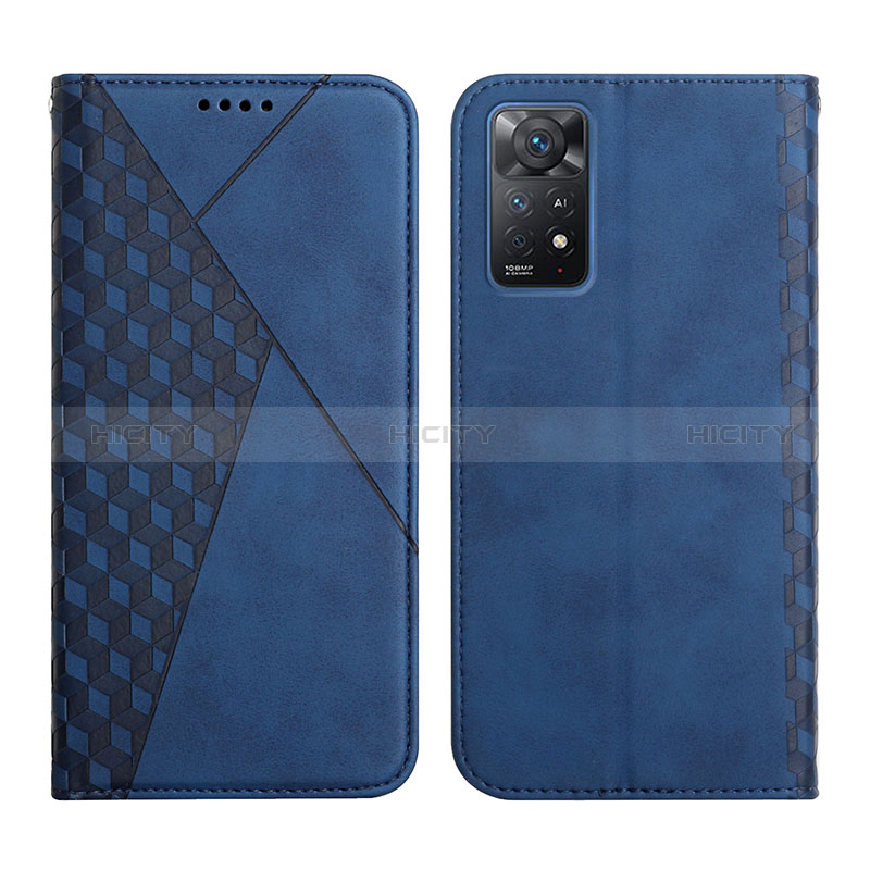 Coque Portefeuille Livre Cuir Etui Clapet Y02X pour Xiaomi Redmi Note 12 Pro 4G Bleu Plus