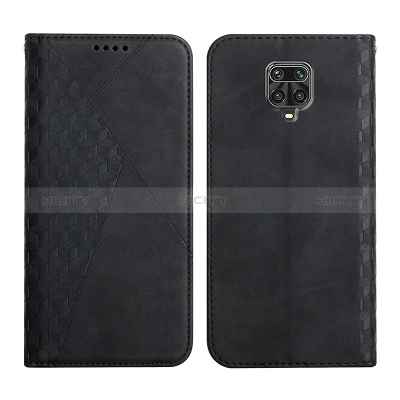 Coque Portefeuille Livre Cuir Etui Clapet Y02X pour Xiaomi Redmi Note 9 Pro Max Noir Plus