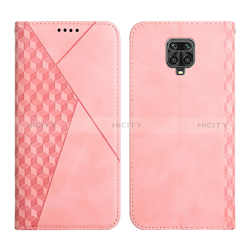 Coque Portefeuille Livre Cuir Etui Clapet Y02X pour Xiaomi Redmi Note 9 Pro Or Rose Plus