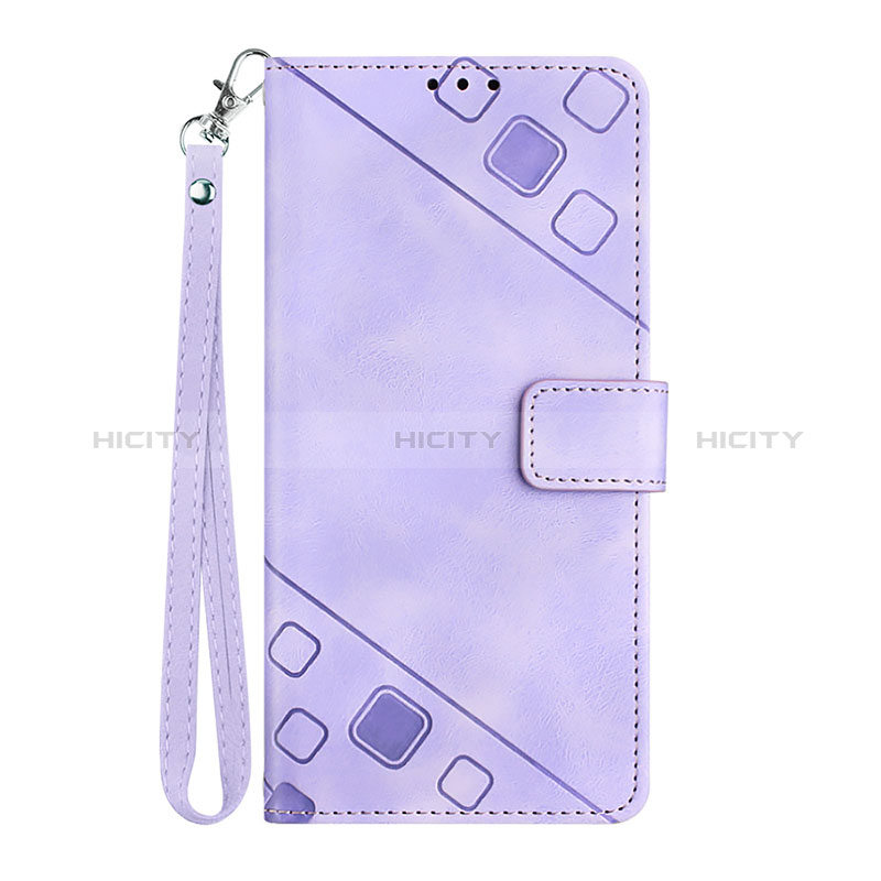 Coque Portefeuille Livre Cuir Etui Clapet Y03B pour Google Pixel 6 5G Violet Plus